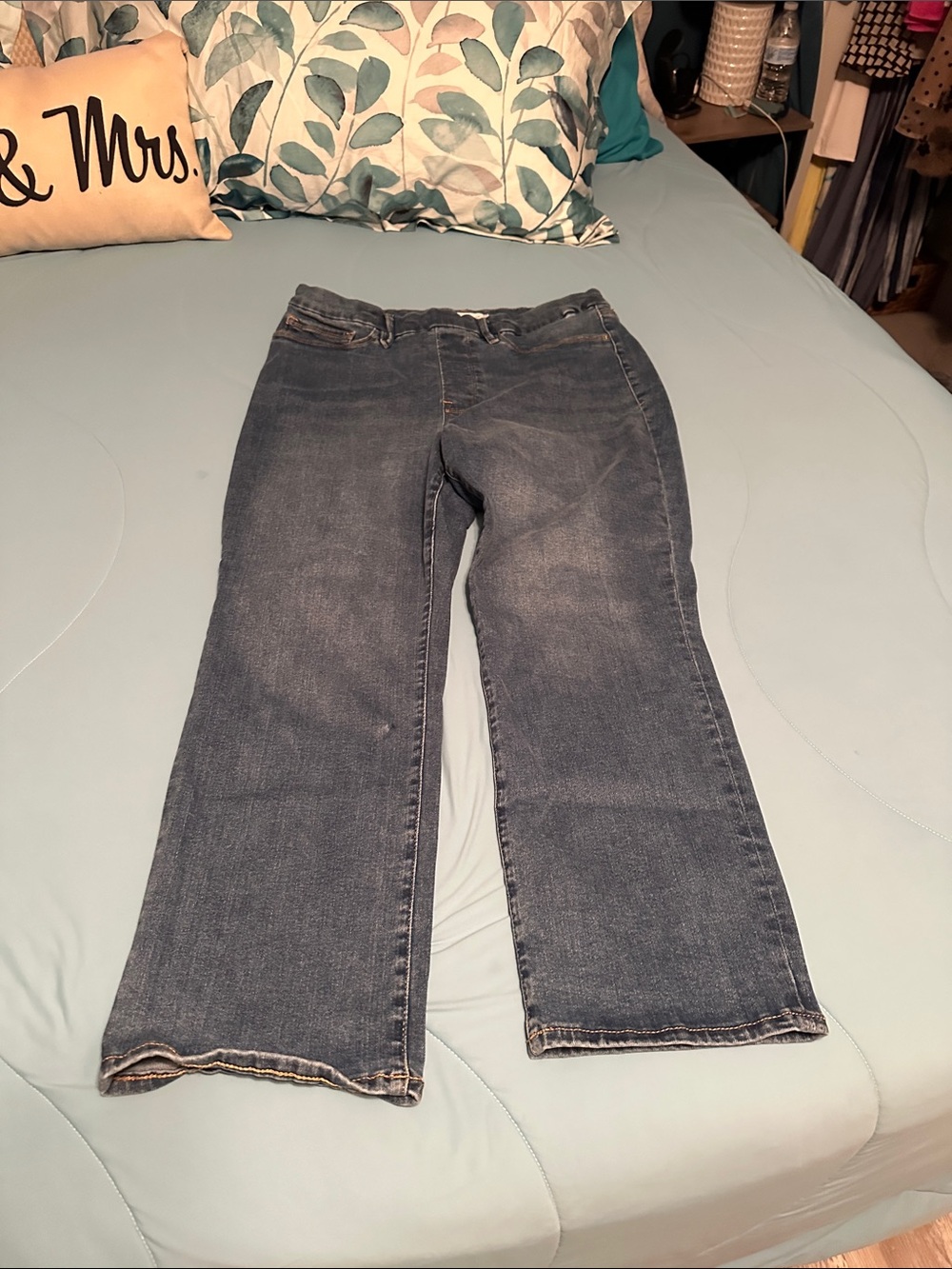 Good American Women's Dark Blue Bootcut Jeans